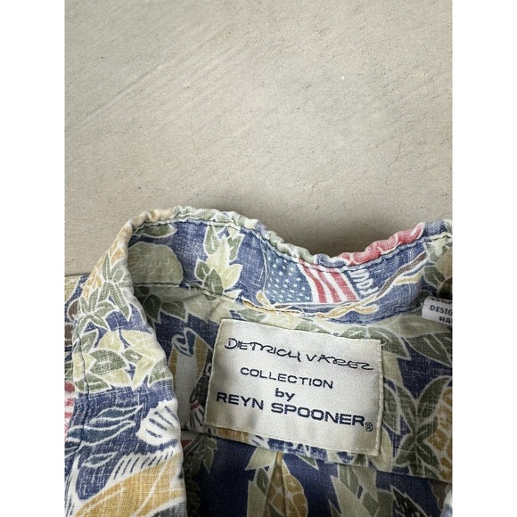 Reyn Spooner Dietrich Varez 4th Of July 2014 Hawaiian Flower Size XL - Picture 3 of 7